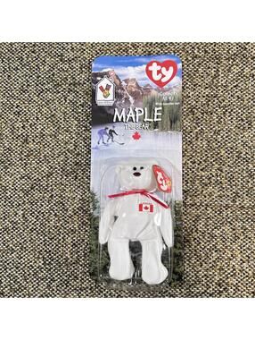 Ty Maple The Bear Plush Toy - McDonald's 1999 Collectible